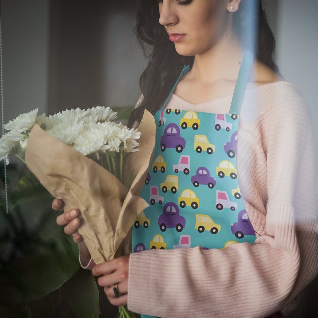 Colourful Kids Car Apron (Creator Uploaded)