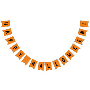 Colourful Kids Costume Halloween Party Bunting Flags