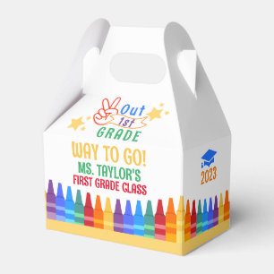 Colourful Kids Graduation Favour Box