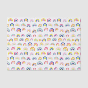 Colourful kids rainbow pattern tissue paper