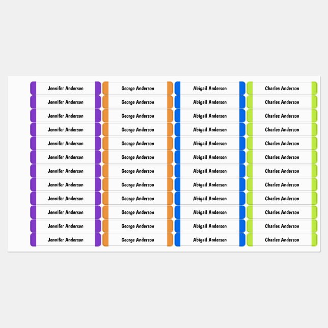 Colourful Kids School Uniform Customizable Clothin (Sheet)