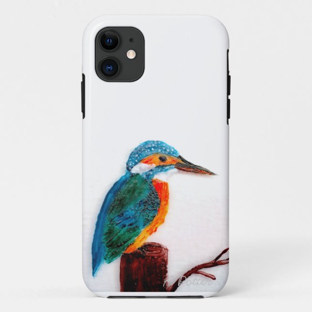 Colourful Kingfisher Art Case-Mate iPhone Case (Back)