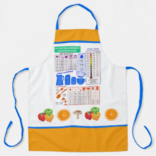 Colourful Kitchen Conversion Chart Apron