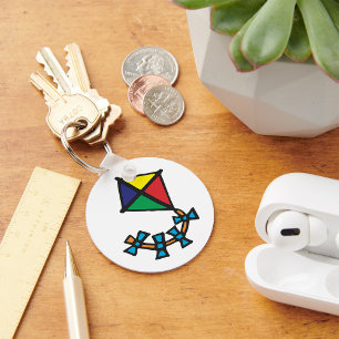 Colourful Kite Keychain