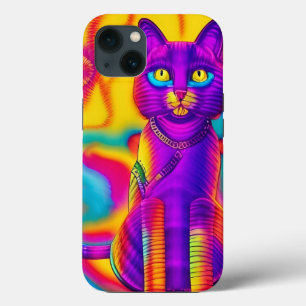 colourful kitten cat phone case