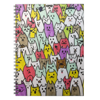 Colourful Kitten  Notebook