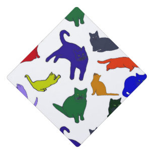 Colourful Kitties cap topper