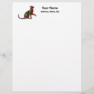 Colourful Kitty 2 Letterhead