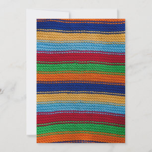 Colourful knitted stripes