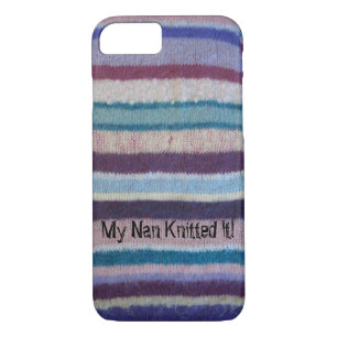 colourful knitted stripes retro design Case-Mate iPhone case