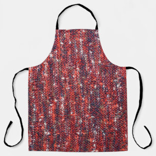 Colourful Knitted Texture: Cozy Background Apron