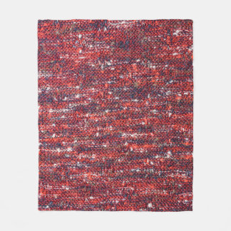 Colourful Knitted Texture: Cozy Background Fleece Blanket