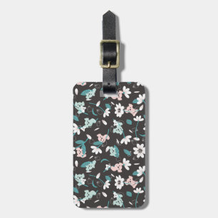 Colourful Koala Pattern Cute Animal and Floral Luggage Tag