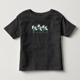 Colourful Koala Pattern Cute Animal and Floral Toddler T-shirt