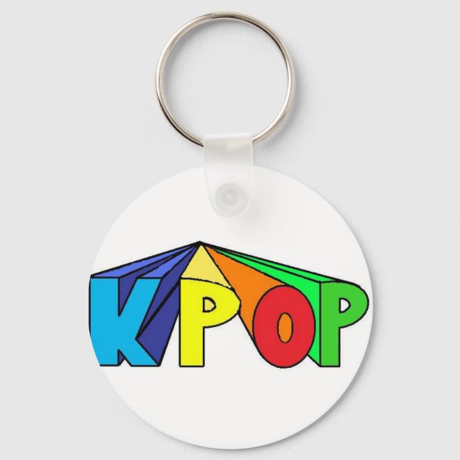 Colourful KPOP 3D Keychain (Front)