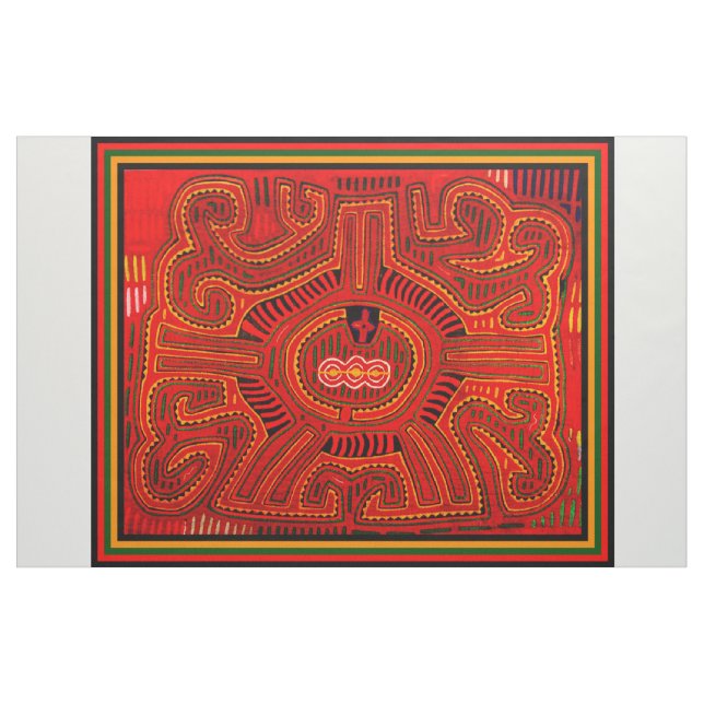 Colourful Kuna Indian Designer Fabric (Yard)