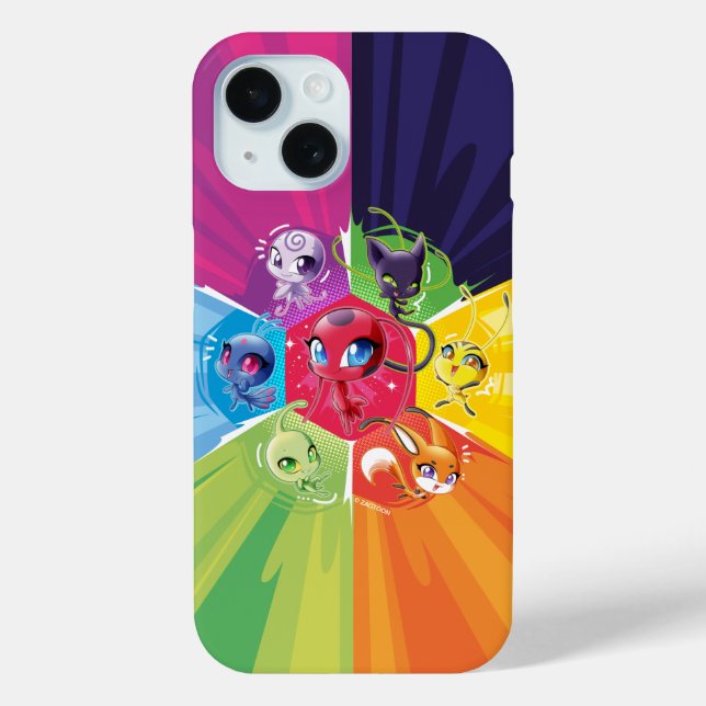 Colourful Kwamis Case-Mate iPhone Case (Back)