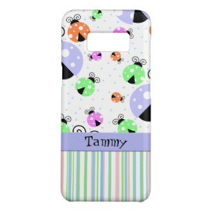 Colourful Ladybugs and Stripes Case-Mate Samsung Galaxy S8 Case