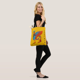 Colourful Lamassu Tote Bag