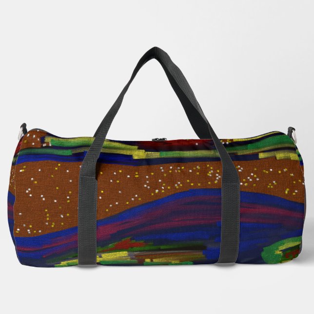 Colourful Landscape Duffel Bag (Front)