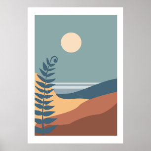  Colourful landscape poster