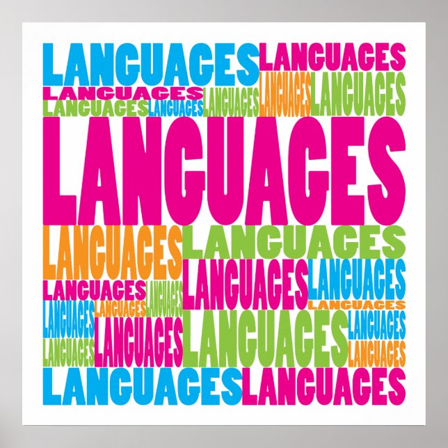 Colourful Languages Poster (Front)