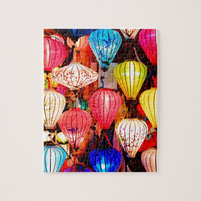 Colourful lanterns jigsaw puzzle (Vertical)