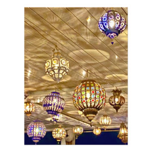Colourful Lanterns - Marrakech, Morocco Photo Print