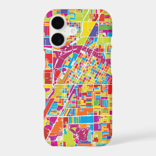 Colourful Las Vegas, Nevada Map