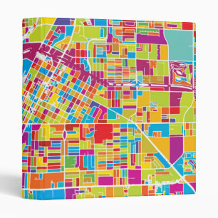 Colourful Las Vegas, Nevada Map Binder