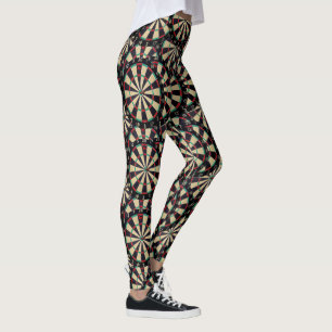 Colourful Layers Of Dartboards, Leggings
