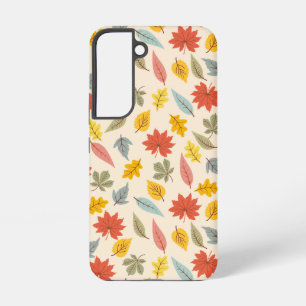 Colourful Leaf Fall Pattern Samsung Galaxy Case