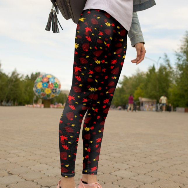 Colourful Leaf Leggings (Creator Uploaded)