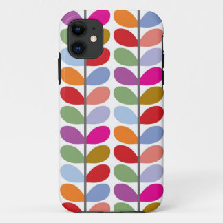 Colourful Leaf Pattern iPhone 11 Case