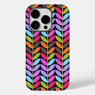 Colourful Leaf Pattern Design Case-Mate iPhone 14 Pro Case