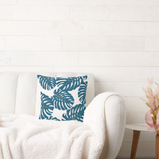 Colourful Leafs Throw Pillow
