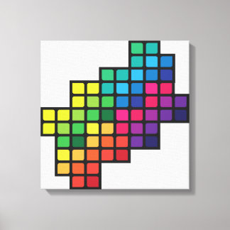 Colourful Leaves Canvas Print