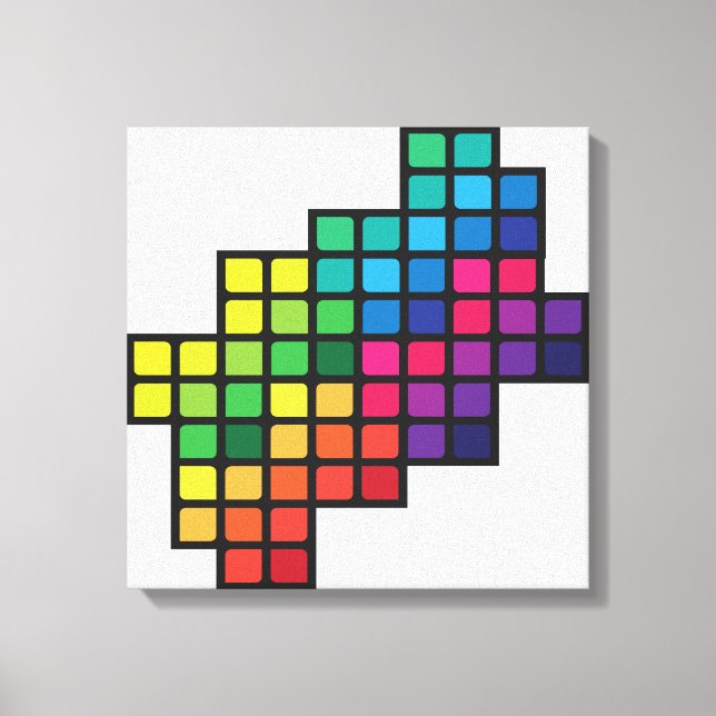 Colourful Leaves Canvas Print (Front)