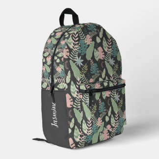 Colourful Leaves Personalized Printed Backpack