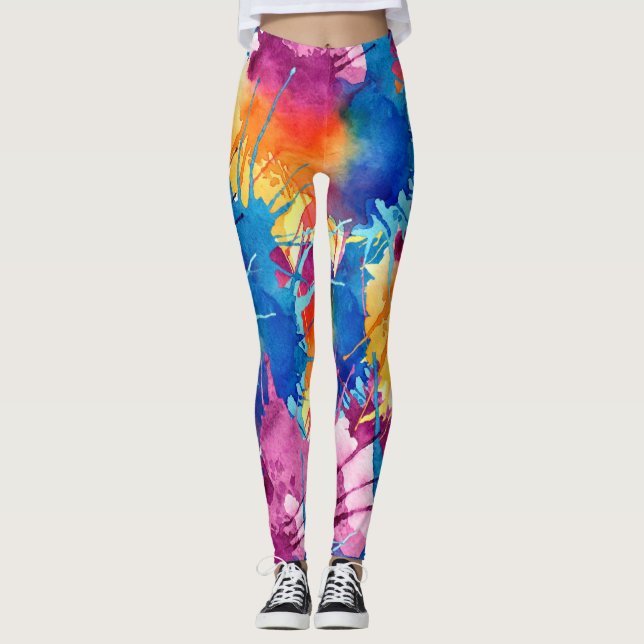 Colourful leggings  (Front)