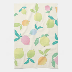 Colourful Lemons Kitchen Towel