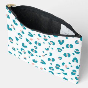 Colourful Leopard Pattern Accessory Pouch