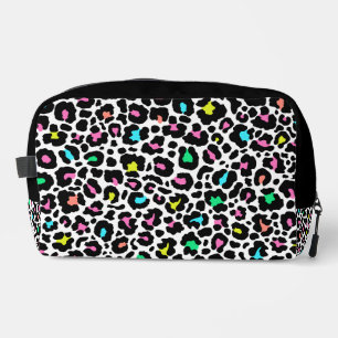 Colourful Leopard Pattern Dopp Kit