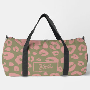 Colourful Leopard Pattern Duffle Bag