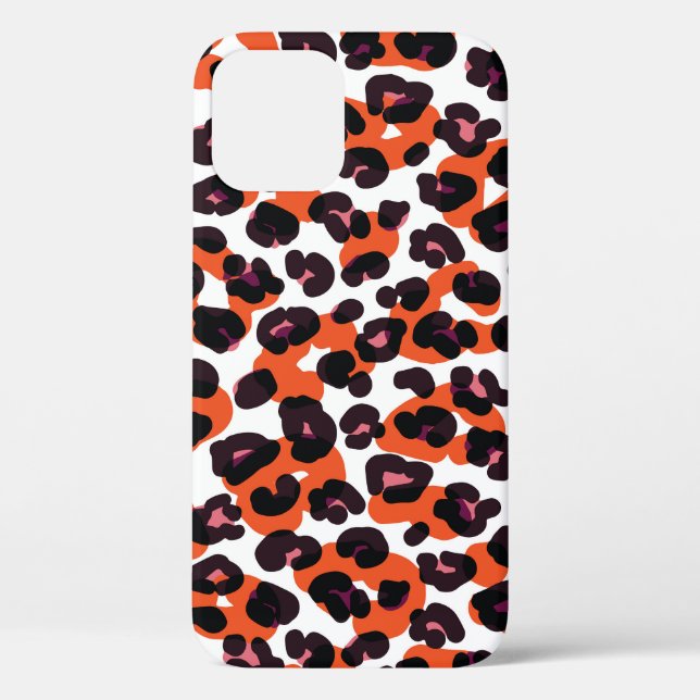 Colourful Leopard Pattern: Seamless Design. Case-Mate iPhone Case (Back)