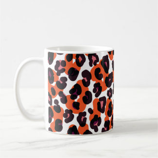Colourful Leopard Pattern: Seamless Design. Coffee Mug