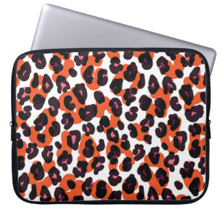 Colourful Leopard Pattern: Seamless Design. Laptop Sleeve