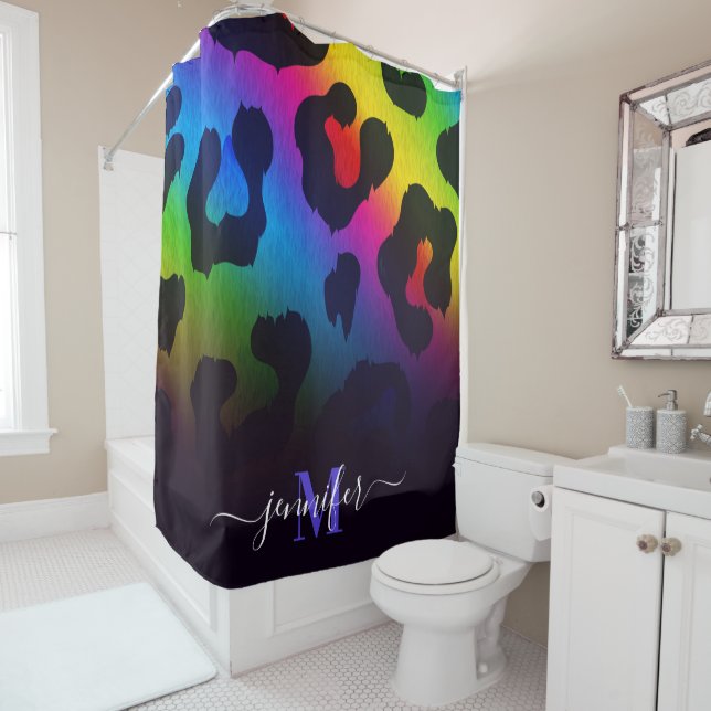 Colourful Leopard Print (In Situ)