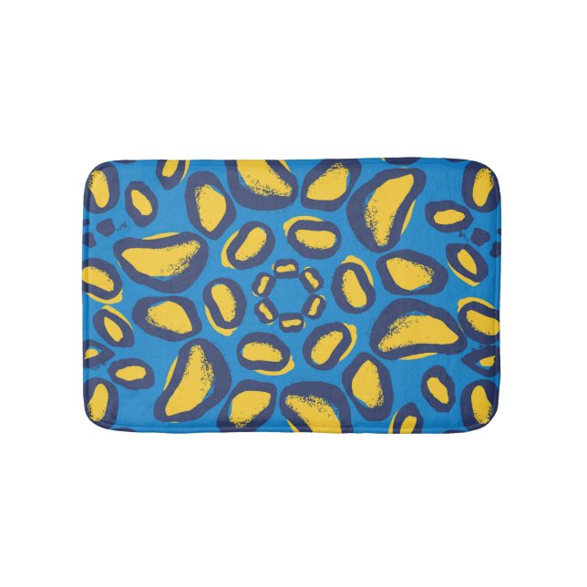 Colourful leopard print, seamless texture. bath mat (Front)