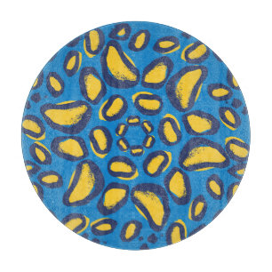 Colourful leopard print, seamless texture. cutting board